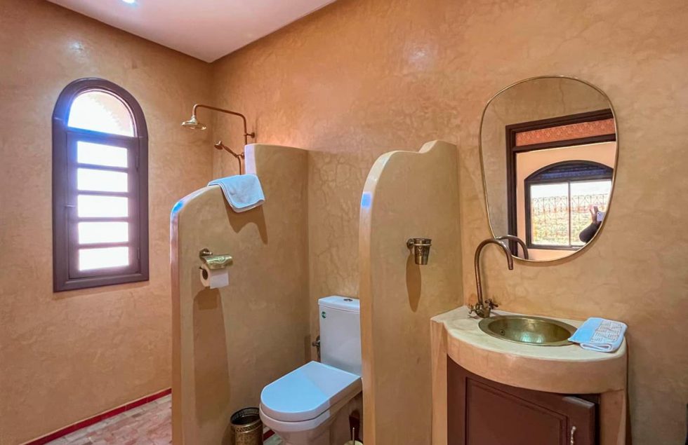 Détail de la chambre Amlal du Bihi Lodge Azro Marrakech